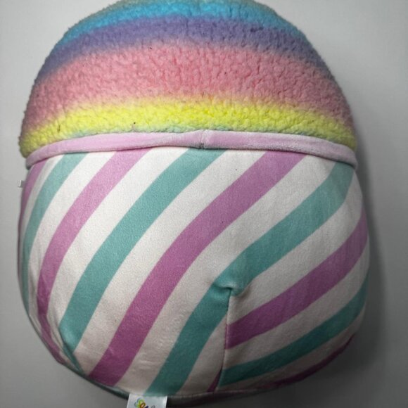 Squishmallows Rare Bevin Rainbow Snow Cone Plush, Official Kellytoy Plush - Picture 2 of 3